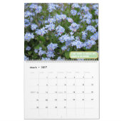 Schöne Blume Kalender (Mär 2027)