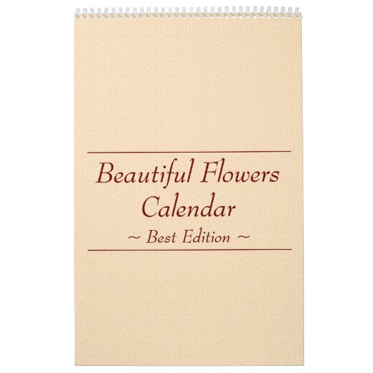 Schöne Blume Kalender Beste: Typ-A-レダ (Titelbild)