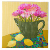 Schöne Blume Keramik Küche Tile Fliese (Vorderseite)