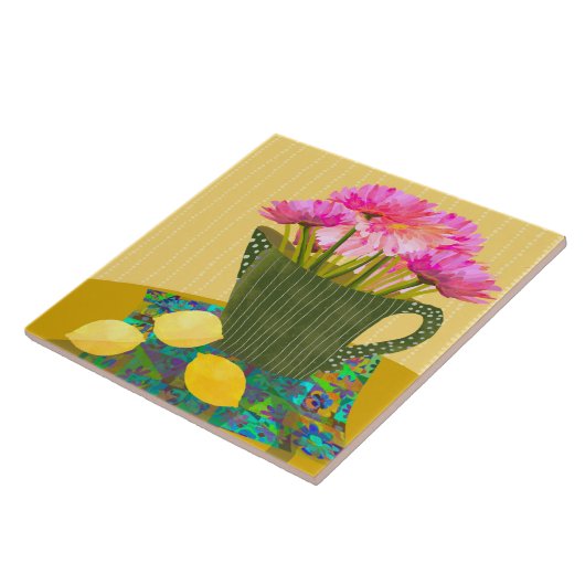 Schöne Blume Keramik Küche Tile Fliese (Seite)