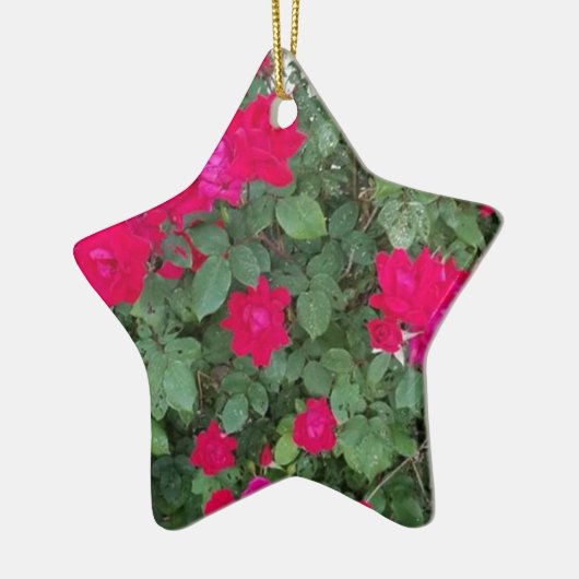 Schöne Blume Keramik Ornament (Links)