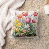 Schöne Blume Kissen (Decke)