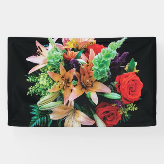 Schöne Blume Kissen Banner (Horizontal)