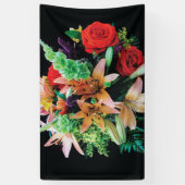Schöne Blume Kissen Banner (Vertikal)