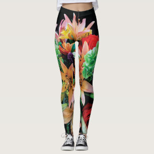 Schöne Blume Kissen Leggings