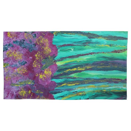 Schöne Blume-Kissengehäuse Kissenbezug (Vorderseite)