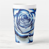 Schöne Blume Latte Tasse (Vorderseite)