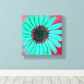 Schöne Blume Leinwand (Insitu (Holzboden))