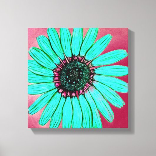 Schöne Blume Leinwand (Vorderseite)