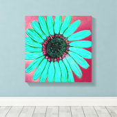 Schöne Blume Leinwand (Insitu (Holzboden))