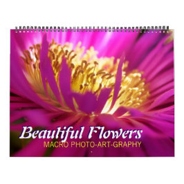 Schöne Blume Makro 12-monatiger Wall Kalender
