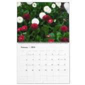 Schöne Blume Makro 12-monatiger Wall Kalender (Feb 2026)