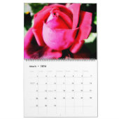 Schöne Blume Makro 12-monatiger Wall Kalender (Mär 2026)