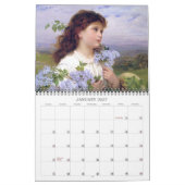 Schöne Blume Malerische Kunst Kalender (Jan 2027)