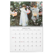 Schöne Blume Malerische Kunst Kalender (Mär 2026)