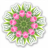 Schöne Blume Mandala Design-79358 Aufkleber (Vorderseite)