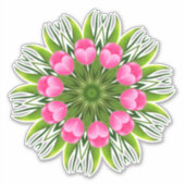 Schöne Blume Mandala Design-79358 Aufkleber (Vorderseite)