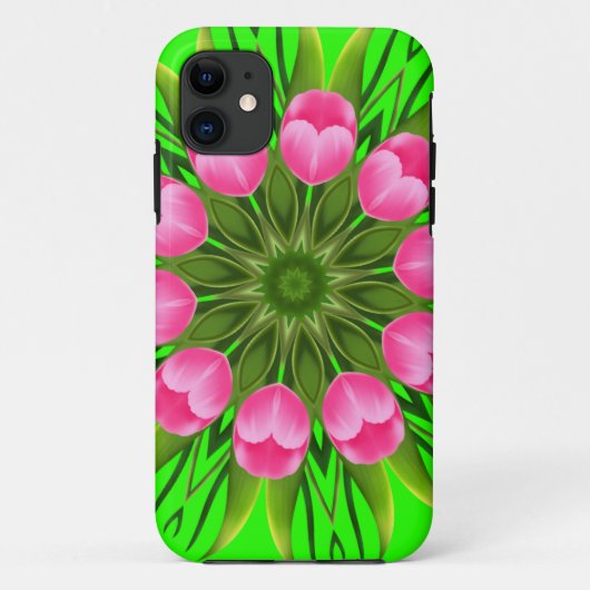 Schöne Blume Mandala Design-79358 Case-Mate iPhone Hülle (Rückseite)
