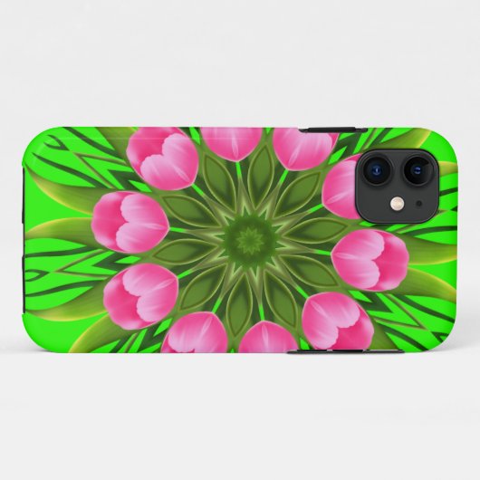 Schöne Blume Mandala Design-79358 Case-Mate iPhone Hülle (Rückseite (Horizontal))