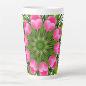 Schöne Blume Mandala Design-79358 Milchtasse (Vorderseite)