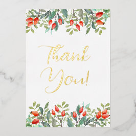 Schöne Blume mit Blumenbezug Danke, dass Sie die G Folieneinladung