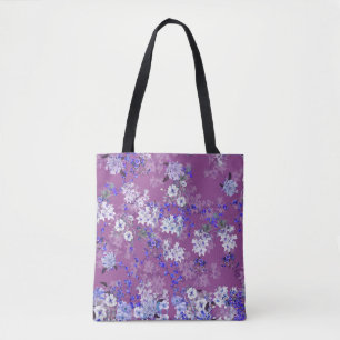 Schöne Blume mit Ölgemälde und Zweige Tiny Fl Tasche