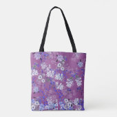 Schöne Blume mit Ölgemälde und Zweige Tiny Fl Tasche (Rückseite)