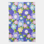 Schöne Blume mit Stich Geschirrtuch (Vertikal)