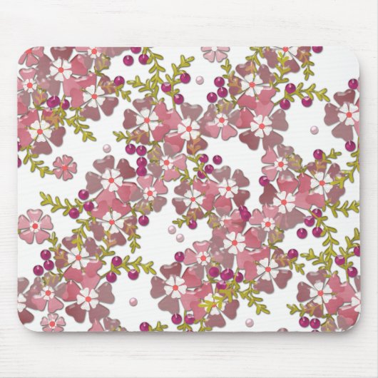 Schöne Blume Mousepad (Vorne)