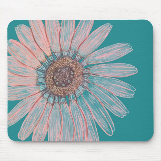 Schöne Blume Mousepad (Vorne)
