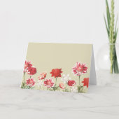 Schöne Blume Muttertagskarte Dankeskarte (Rückseite)