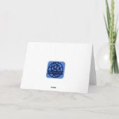 Schöne Blume Muttertagskarte Dankeskarte (Rückseite)