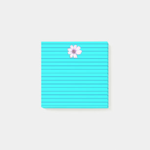 Schöne Blume Nachhinweise Post-it Klebezettel