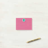 Schöne Blume Nachhinweise Post-it Klebezettel (Auf Schreibtisch)
