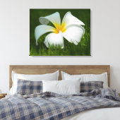 Schöne Blume Nah-up - überzogene Canvas Leinwanddruck (Insitu (Schlafzimmer))