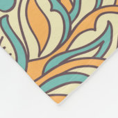 schöne Blume nahtlos Muster. Blumenmuster Vintag Fleecedecke (Ecke)