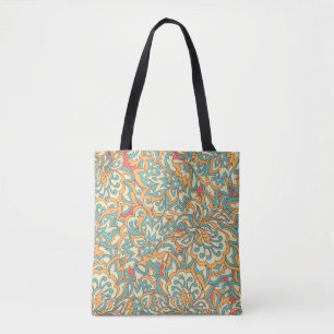 schöne Blume nahtlos Muster. Blumenmuster Vintag Tasche