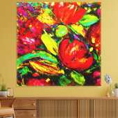 "Schöne Blume" Niedliche Kunst. Jetzt kaufen Leinwanddruck (Insitu (Wohnzimmer))