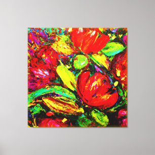 "Schöne Blume" Niedliche Kunst. Jetzt kaufen Leinwanddruck