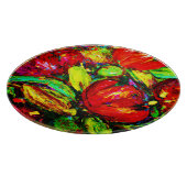 "Schöne Blume" Niedliche Kunst. Jetzt kaufen Schneidebrett (Ecke)