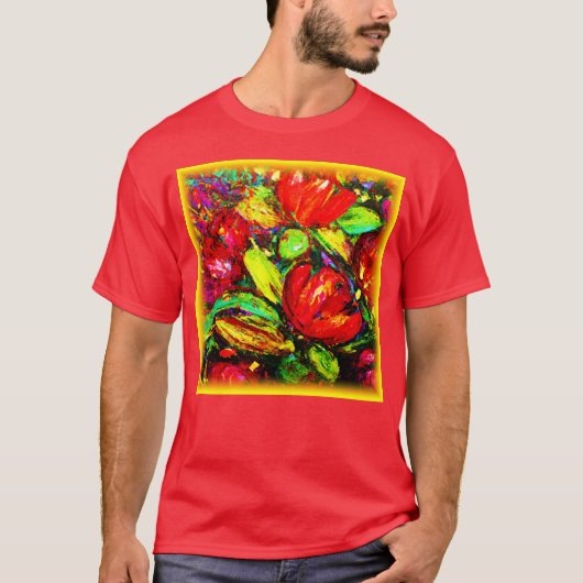 "Schöne Blume" Niedliche Kunst. Jetzt kaufen T-Shirt (Vorderseite)