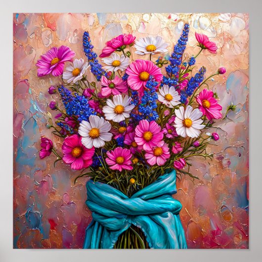 Schöne Blume noch leben Poster (Vorne)