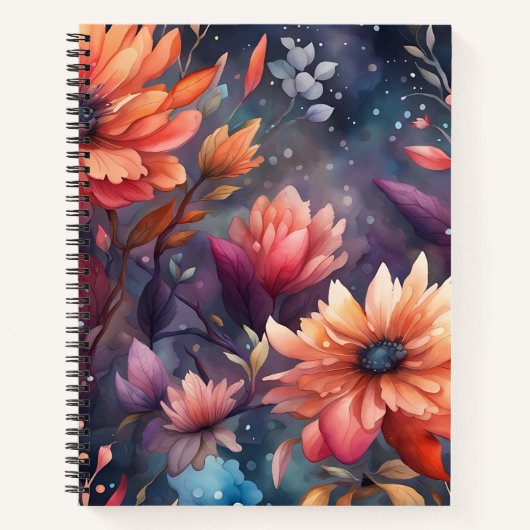 Schöne Blume Notizblock (Vorderseite)