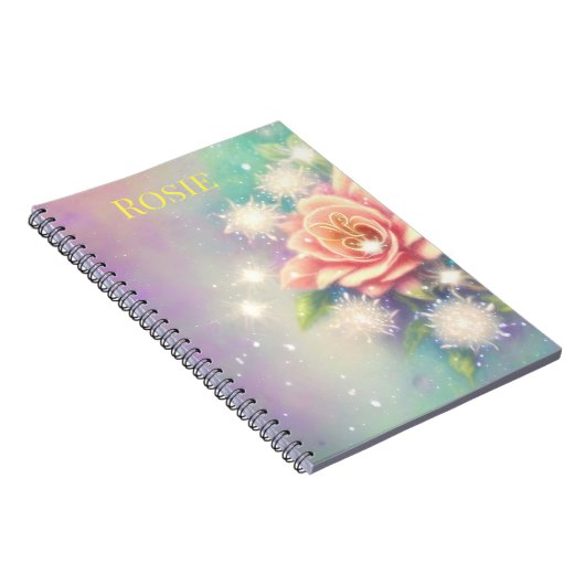 Schöne Blume Notizblock (Rechte Seite)