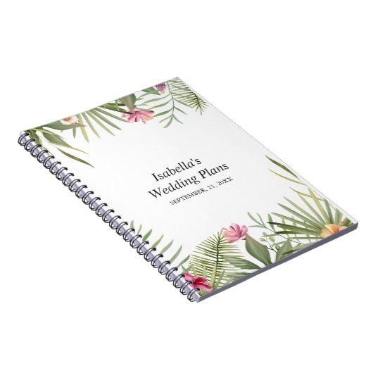 Schöne Blume Notizblock (Rechte Seite)