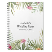 Schöne Blume Notizblock (Vorderseite)