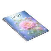 Schöne Blume Notizblock (Rechte Seite)