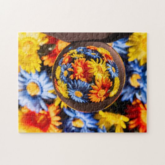 Schöne Blume Orb Puzzle (Horizontal)