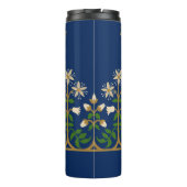 Schöne Blume-Ornament CC0133 Augustus Pugin Thermosbecher (Rückseite)