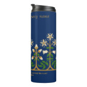 Schöne Blume-Ornament CC0133 Augustus Pugin Thermosbecher (Nach rechts gedreht)